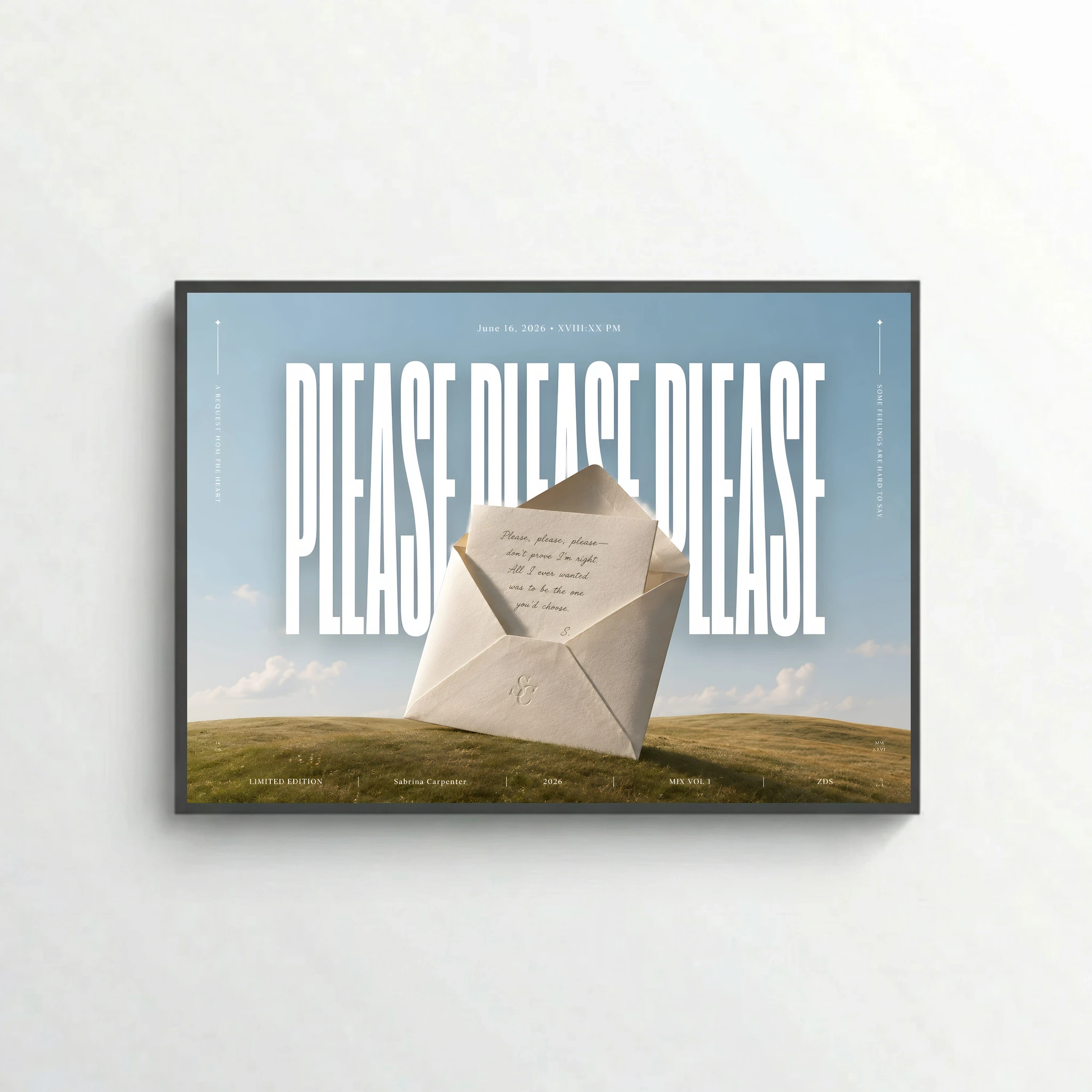 PLEASE PLEASE PLEASE - Editorial Series - Music Wall Art Posters