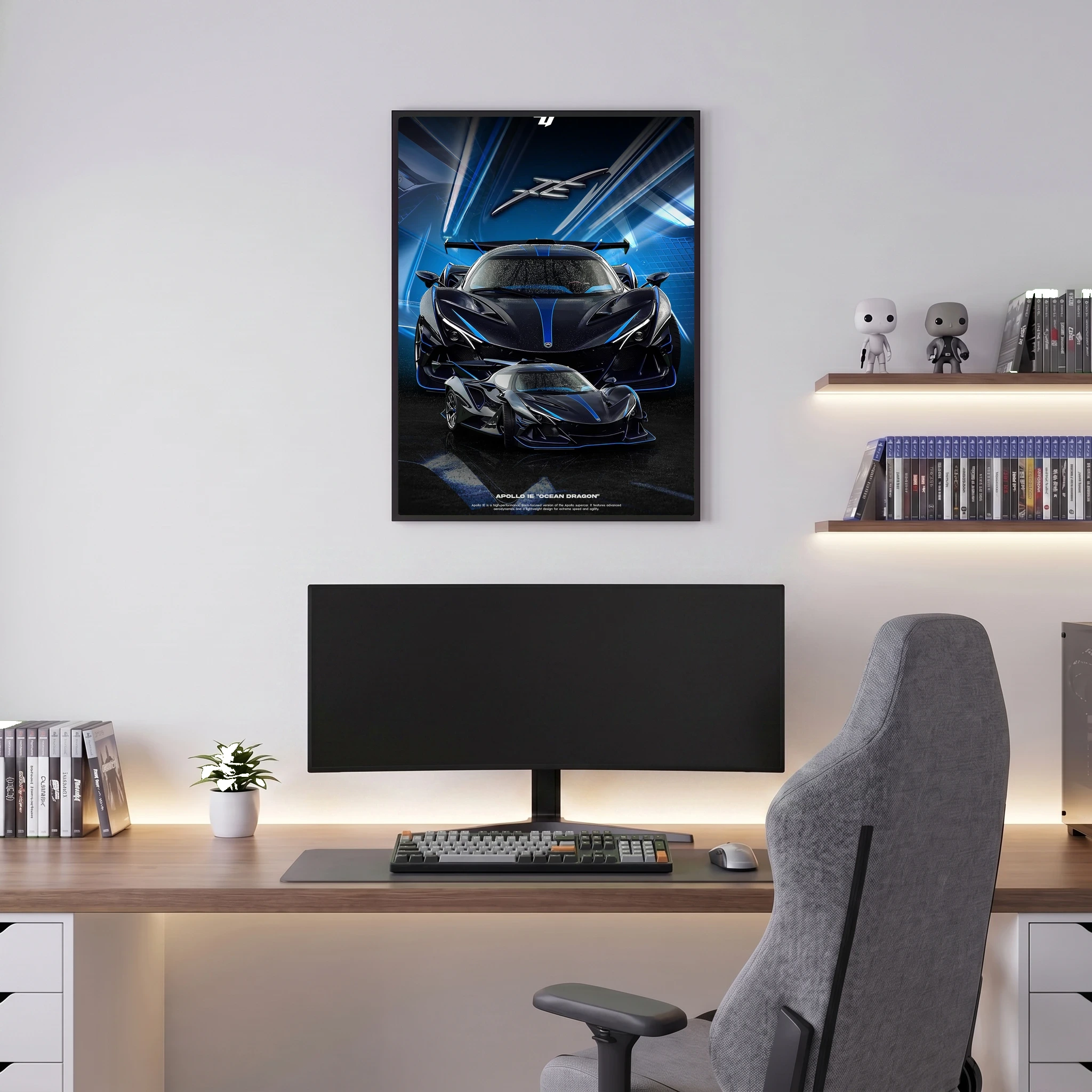 Apollo Intensa Emozione - Car Poster
