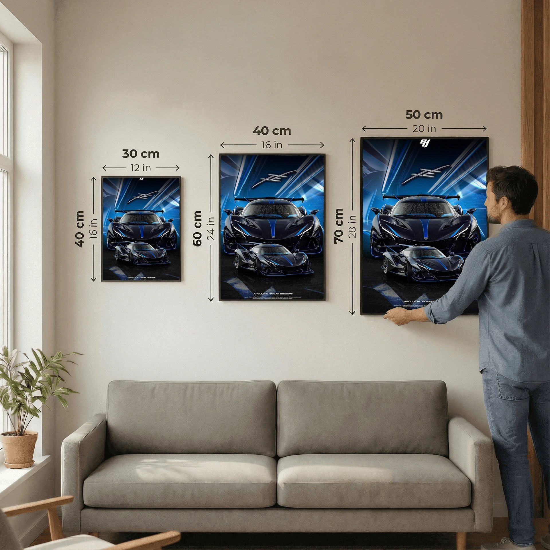 Apollo Intensa Emozione - Car Poster