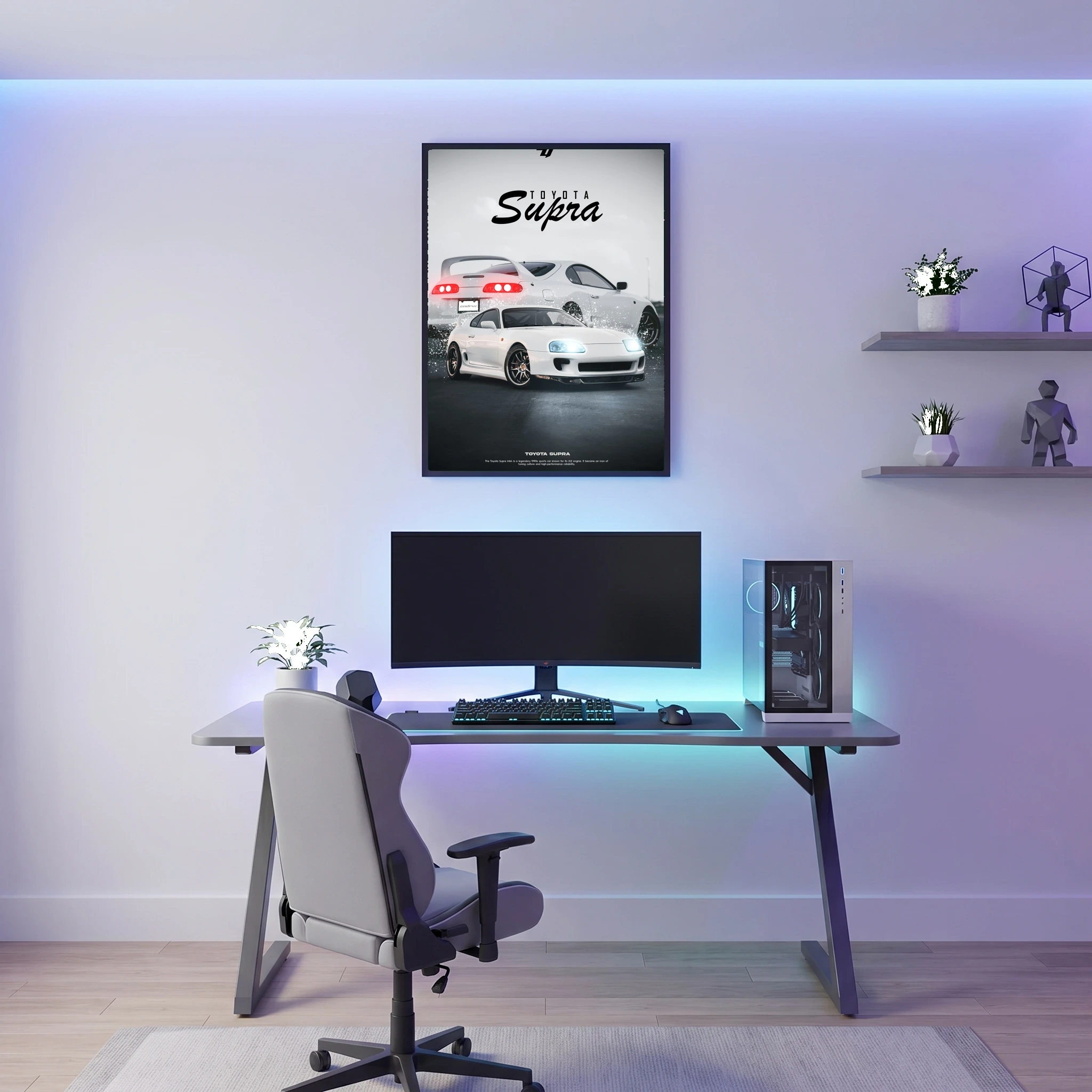Toyota Supra - Car Poster