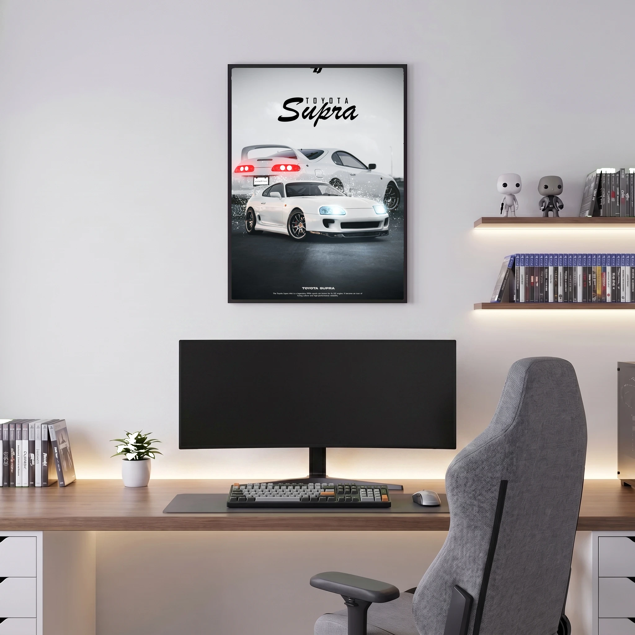 Toyota Supra - Car Poster