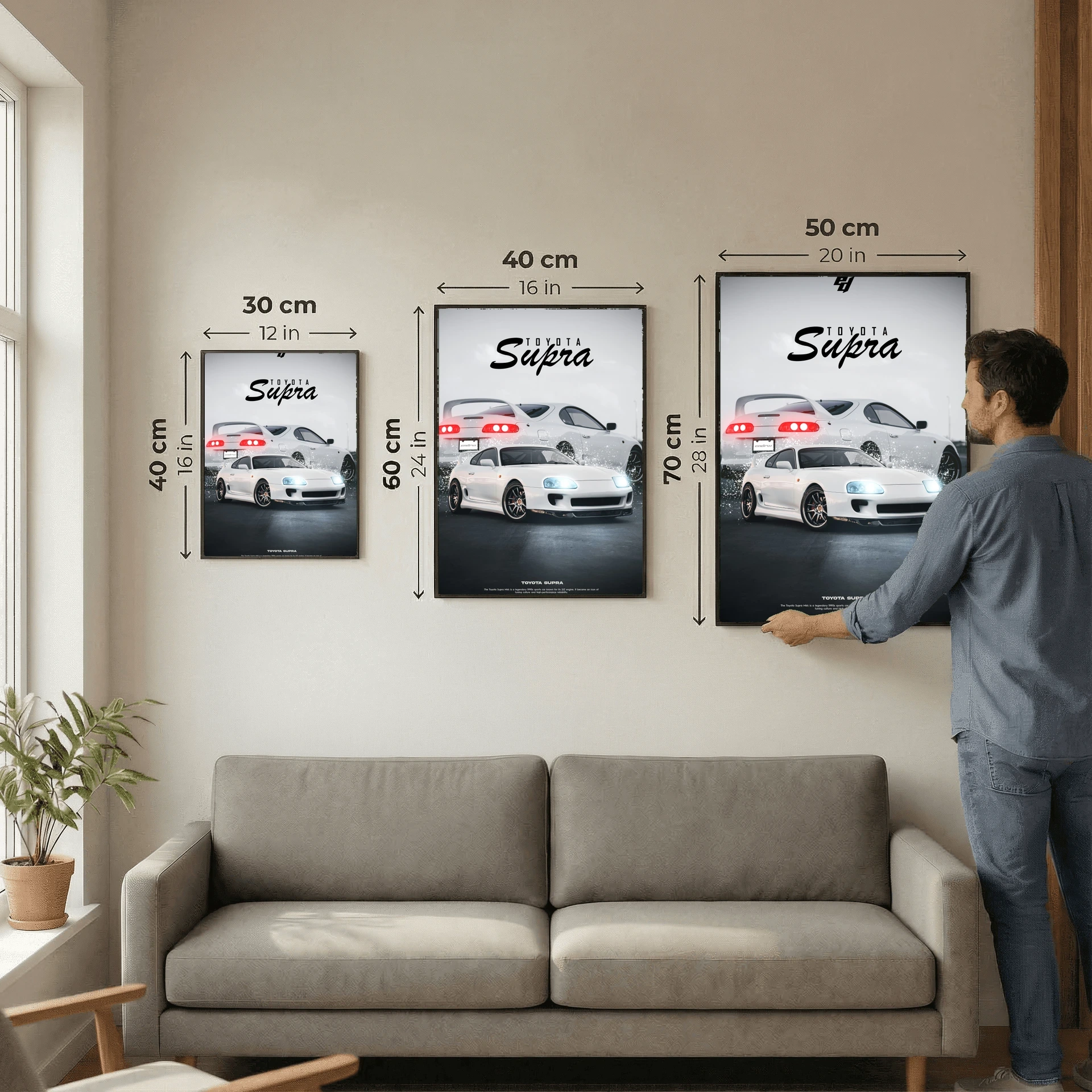 Toyota Supra - Car Poster