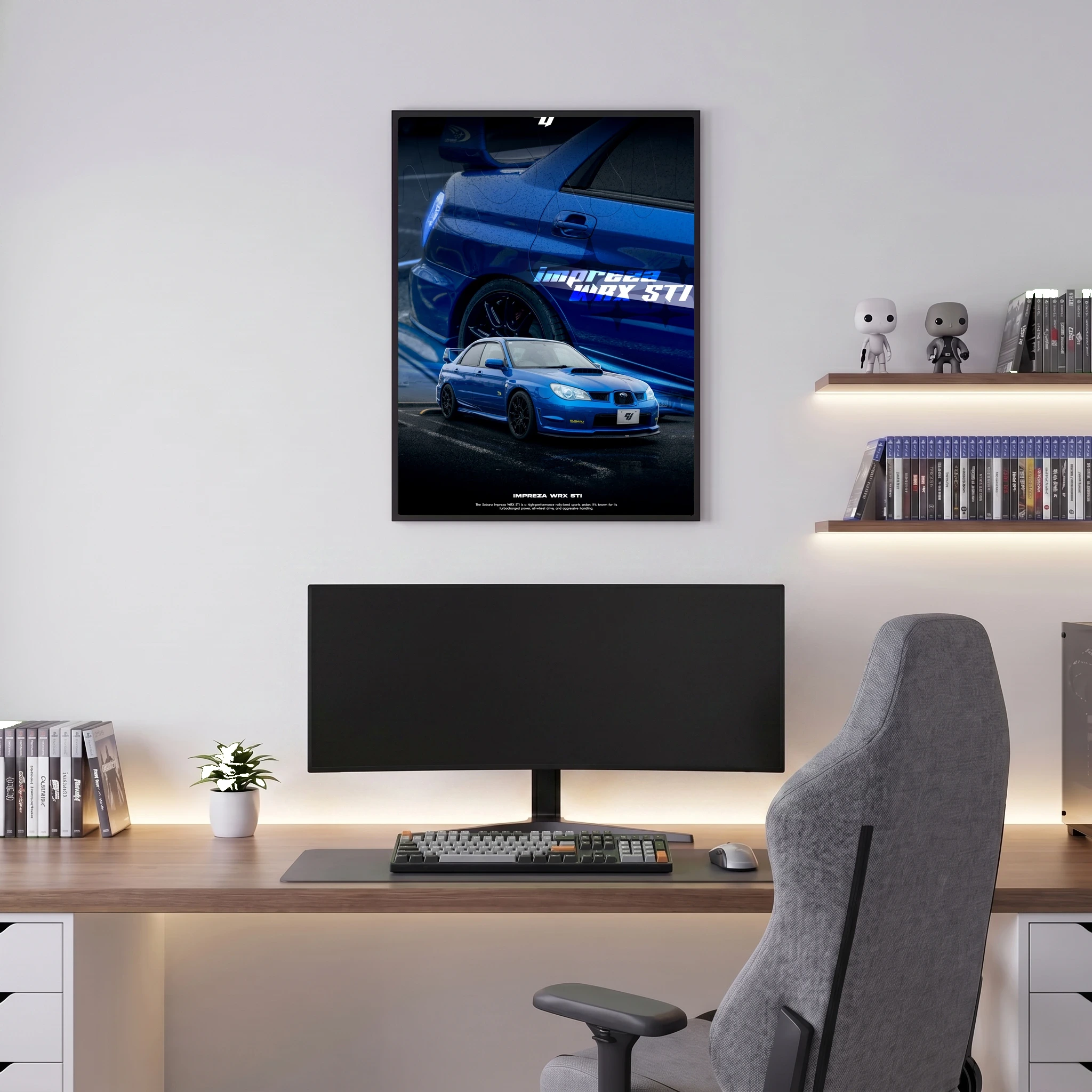 Subaru Impreza WRX STI - Car Poster