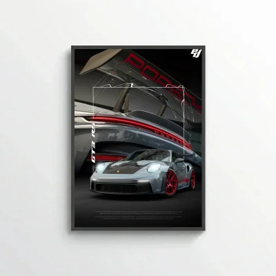 Porsche GT3 RS - Car Poster