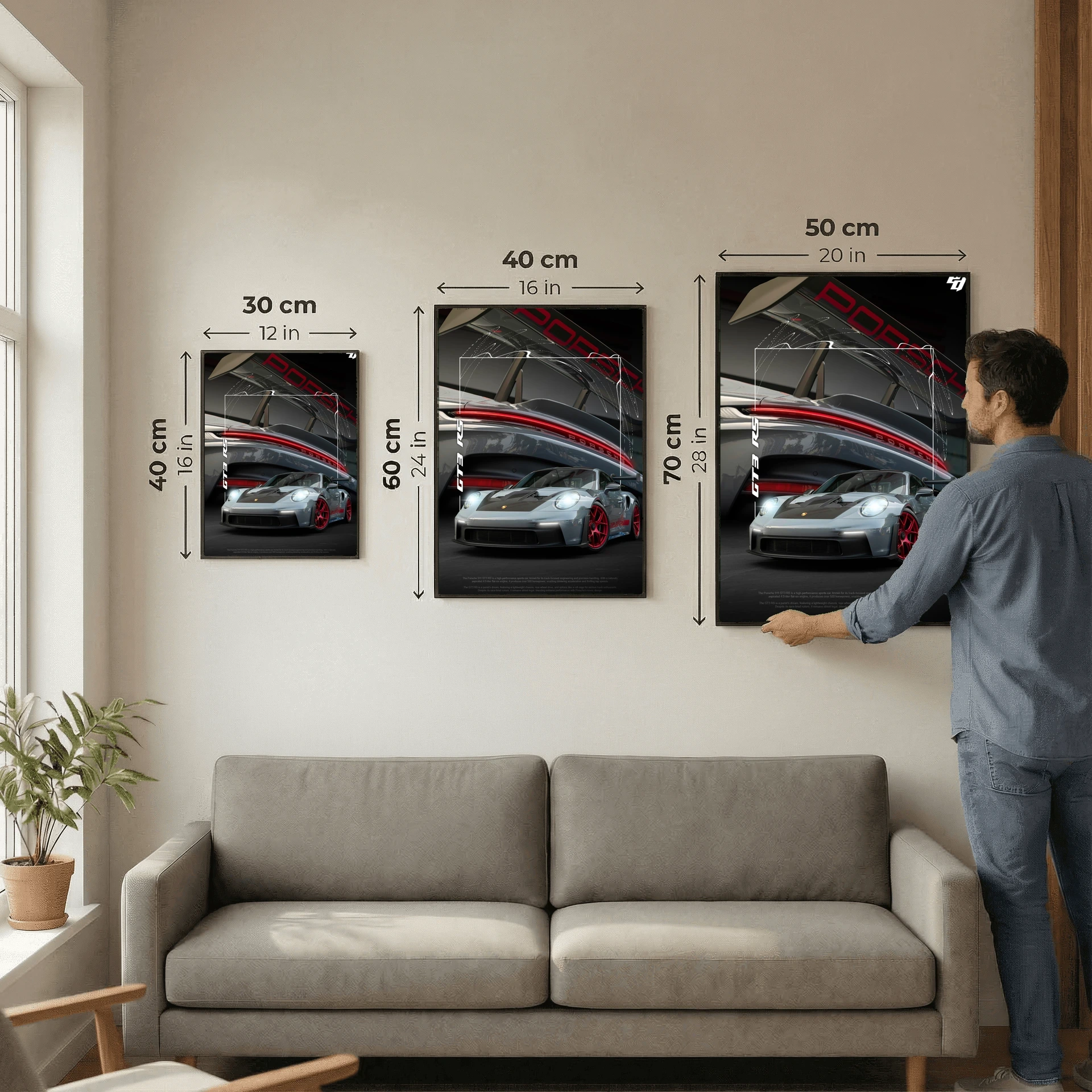 Porsche GT3 RS - Car Poster