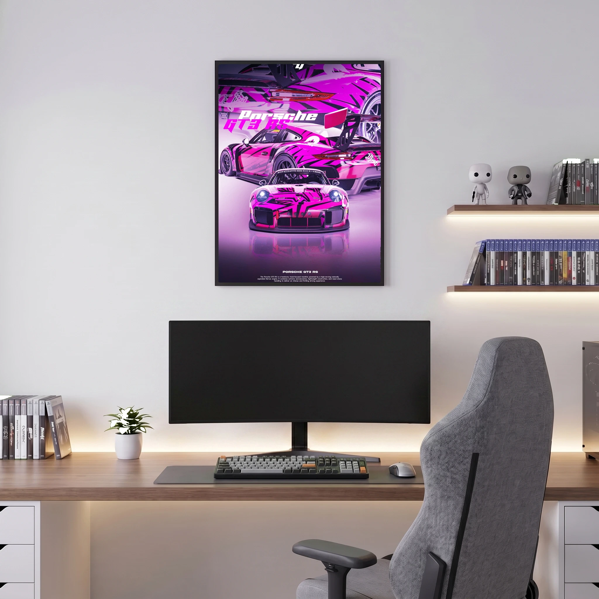 Porsche GT3 RS - Car Poster