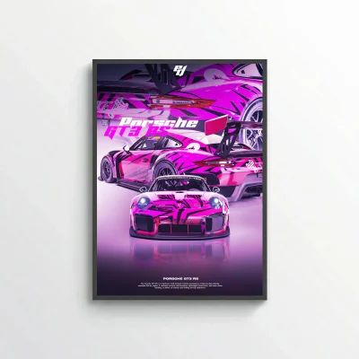 Porsche GT3 RS - Car Poster