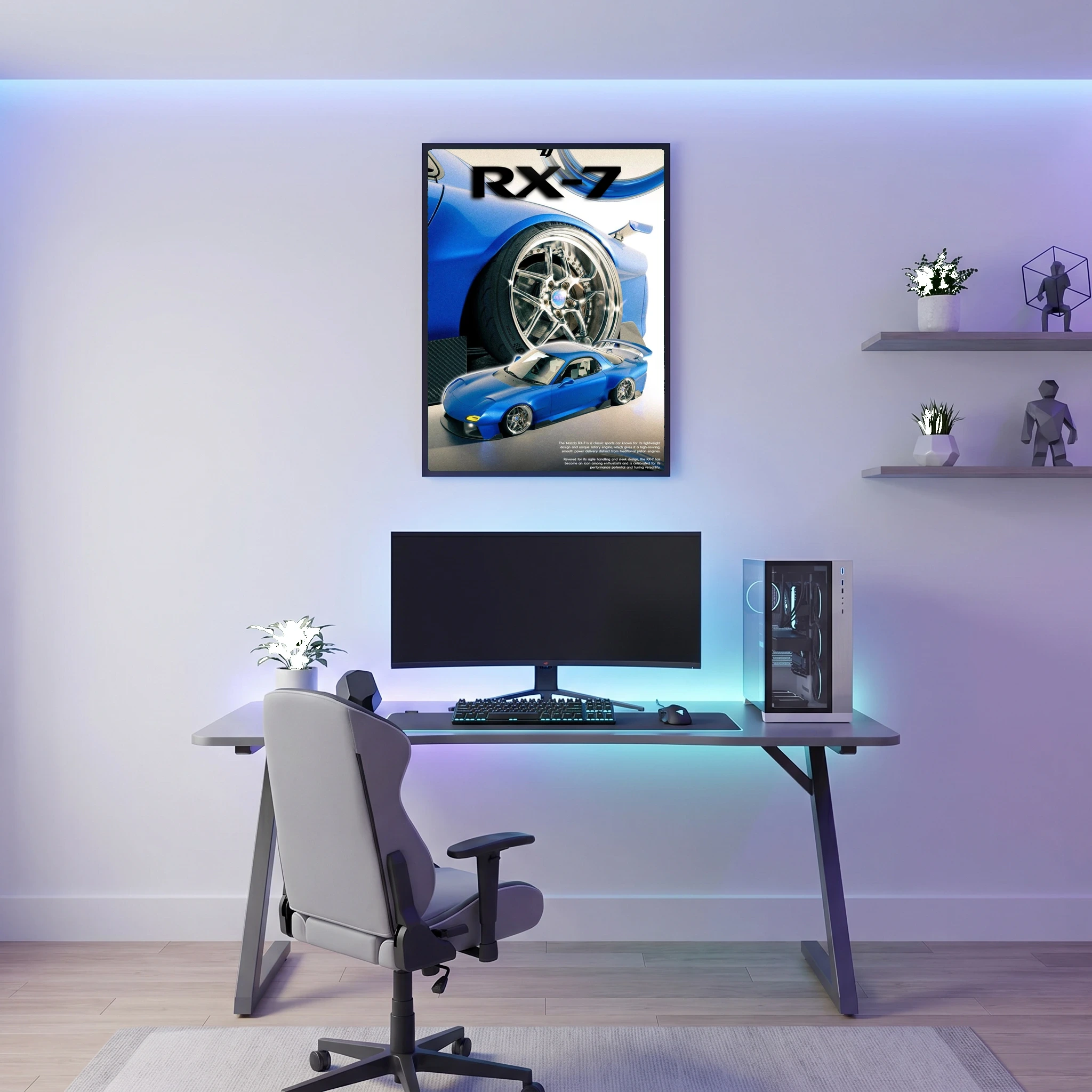 Mazda rx-7 - Car Poster