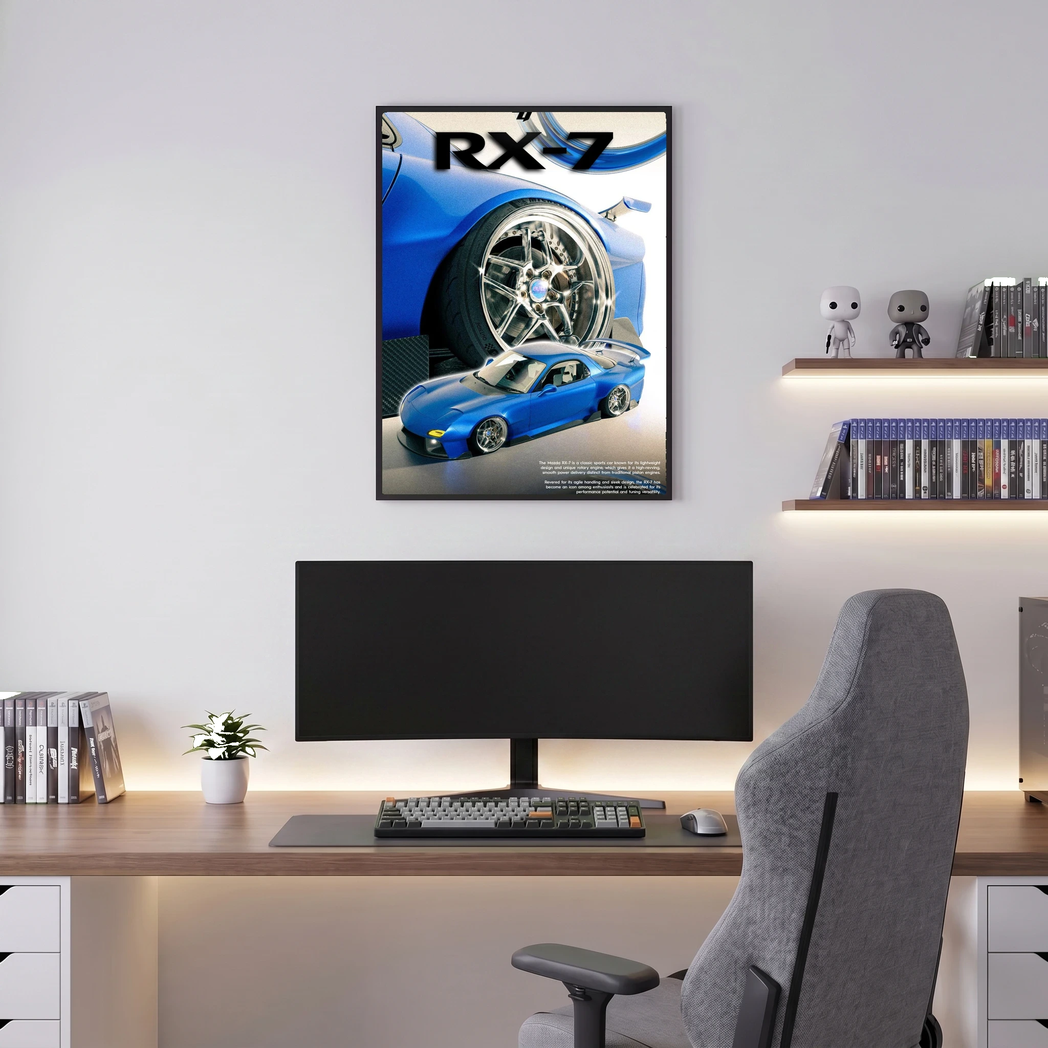 Mazda rx-7 - Car Poster