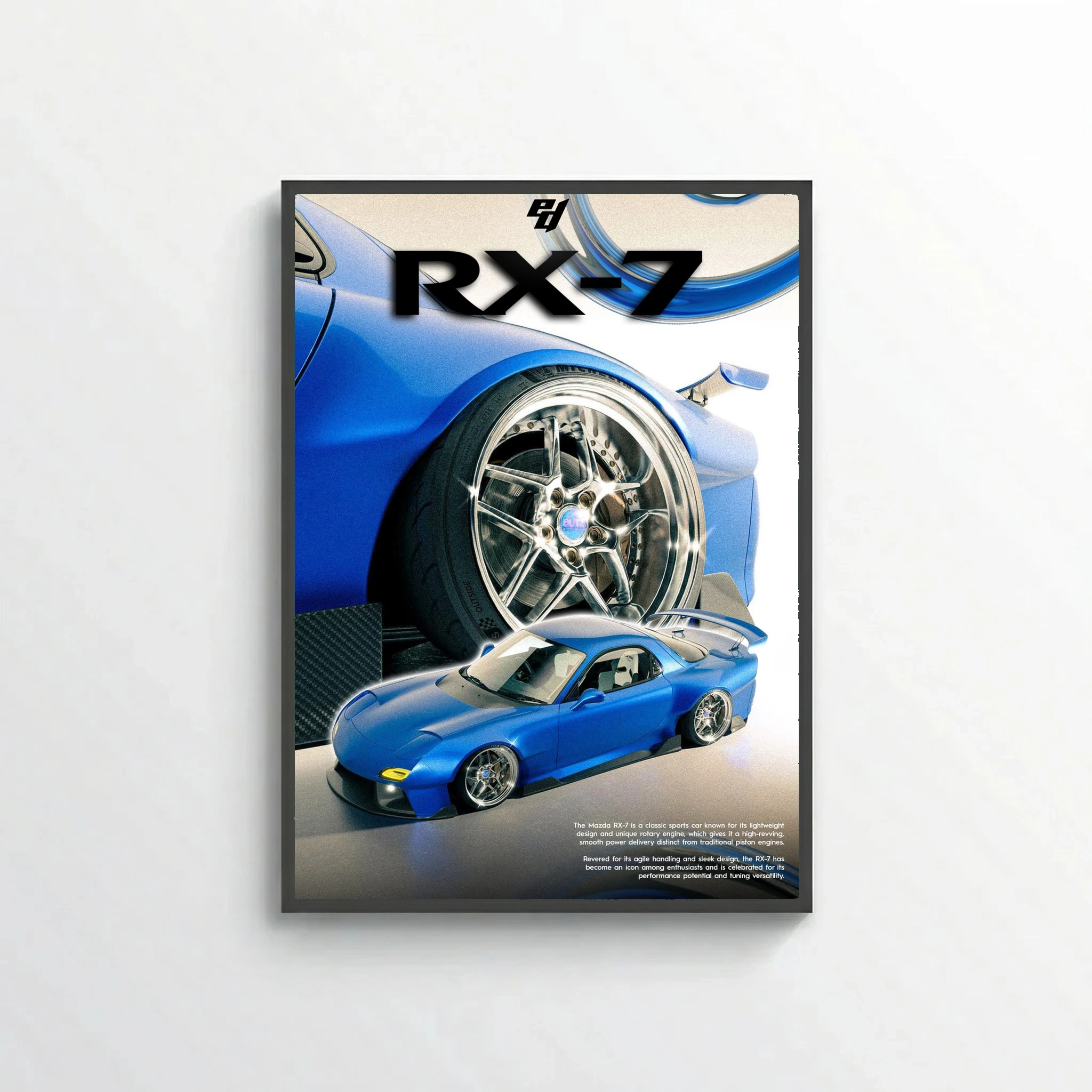 Mazda rx-7 - Car Poster