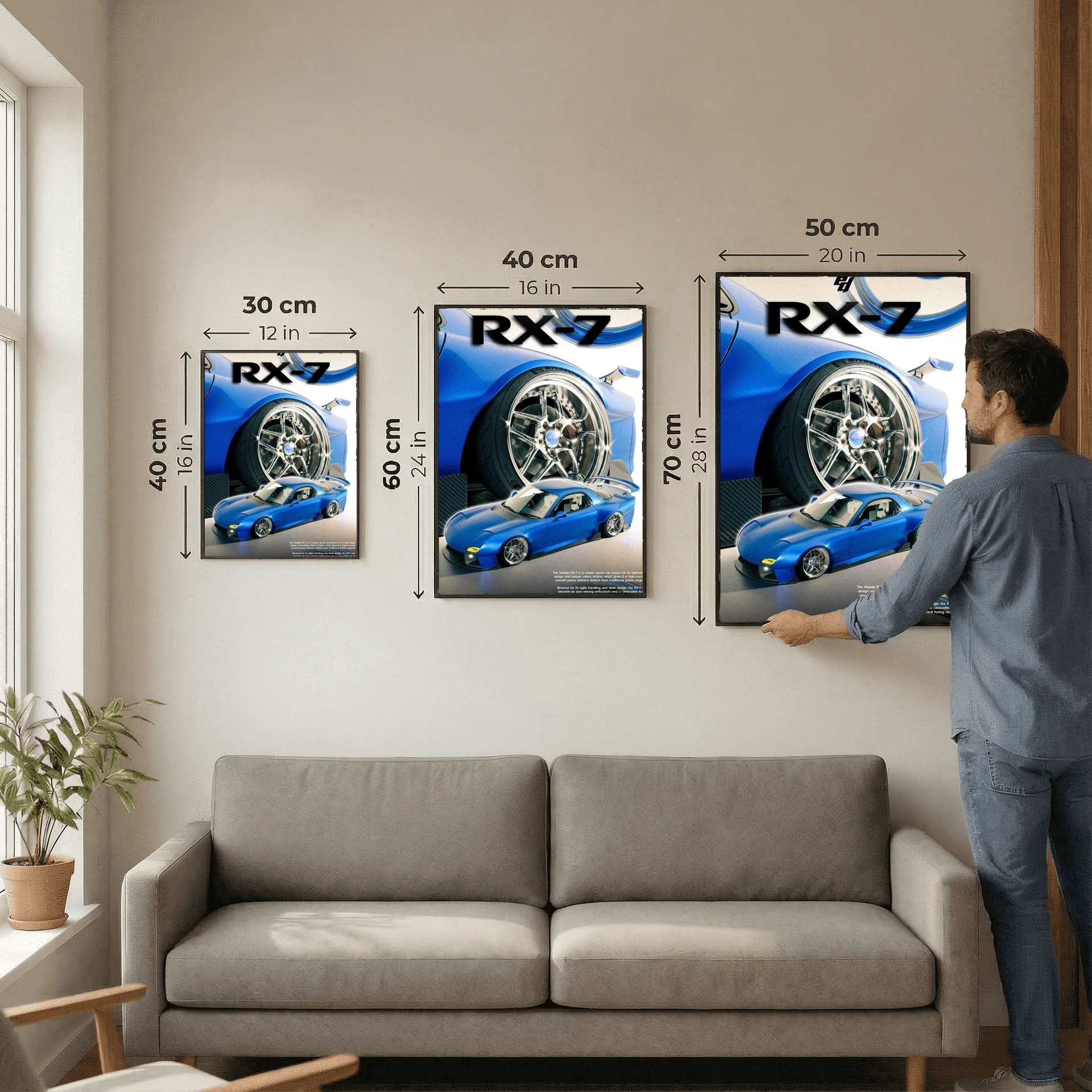Mazda rx-7 - Car Poster