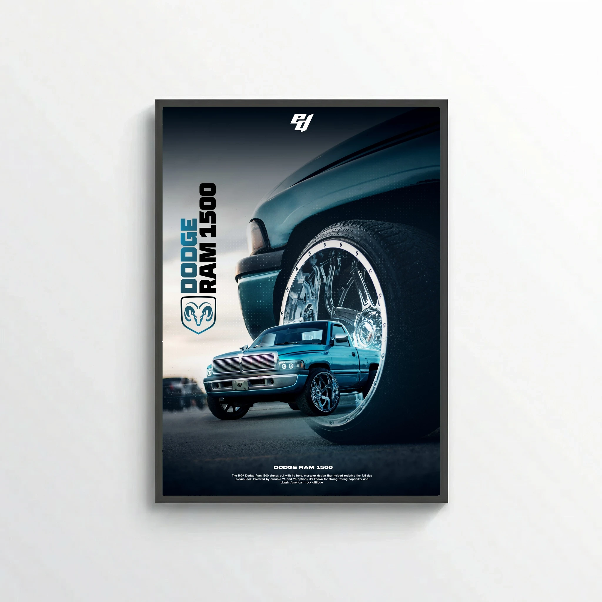 Dodge RAM 1500 - Car Poster