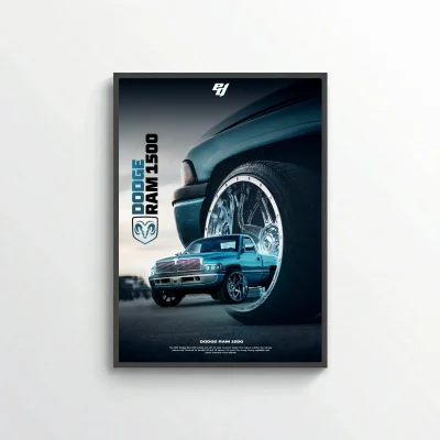 Dodge RAM 1500 - Car Poster