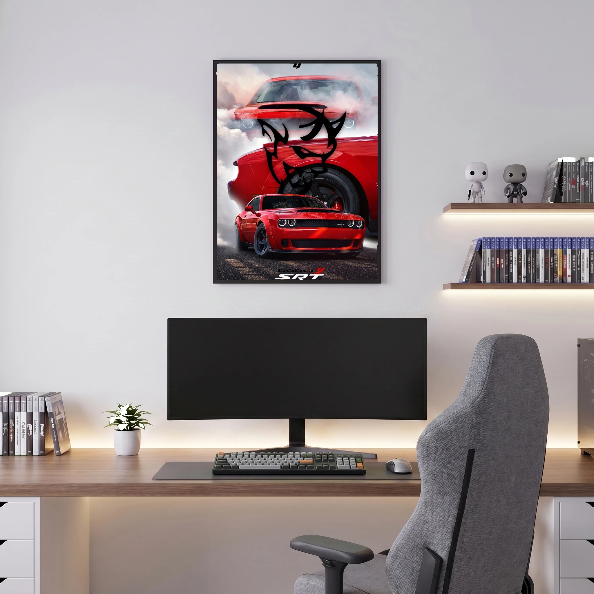 Dodge Challenger SRT - Car Poster