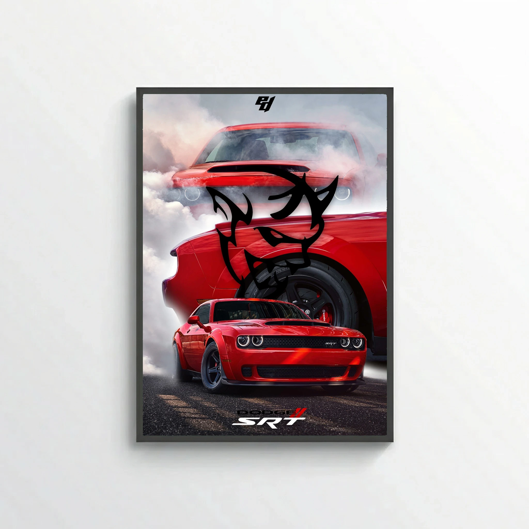 Dodge Challenger SRT - Car Poster