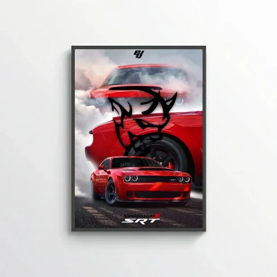 Dodge Challenger SRT - Car Poster