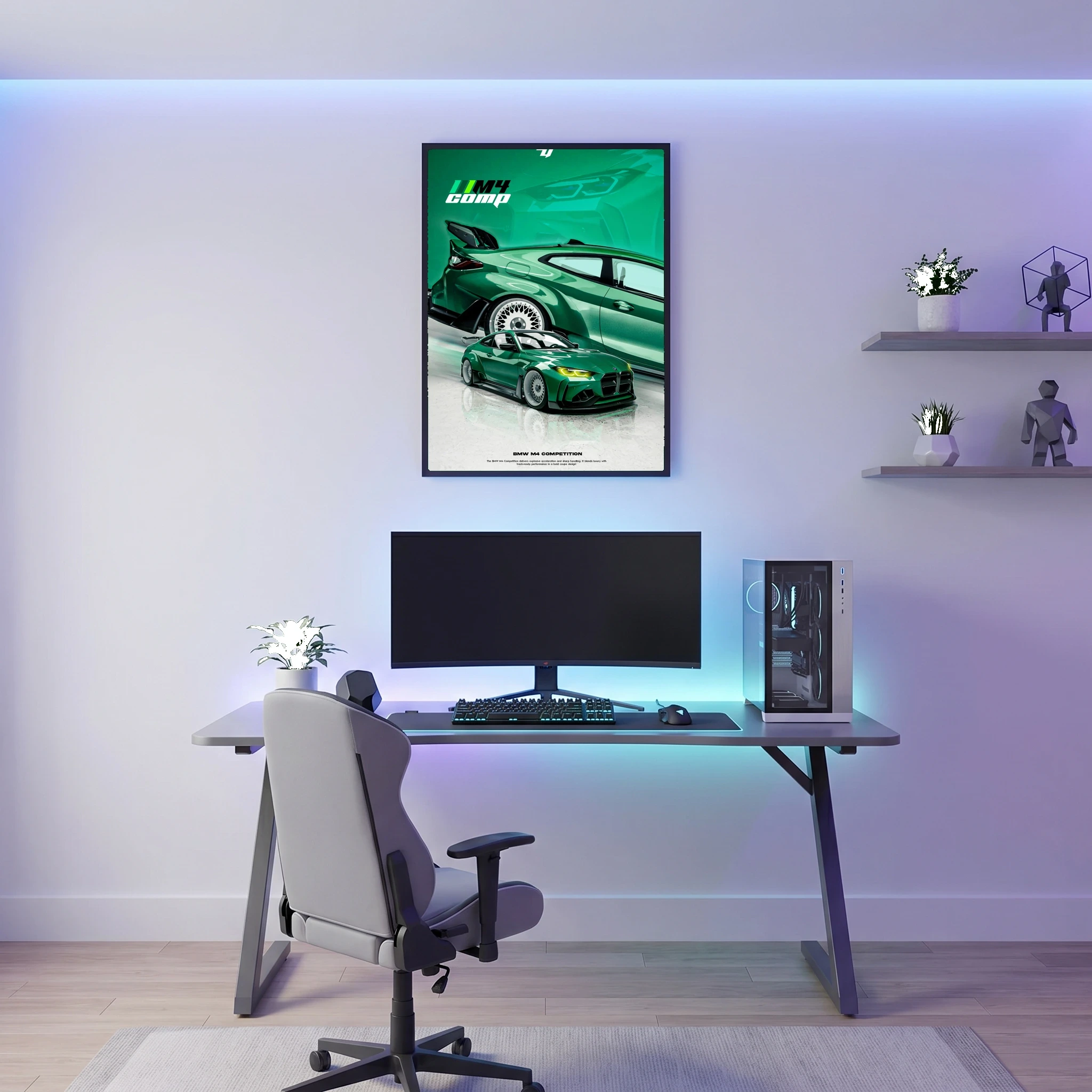 BMW M4 Competition - Car Poster