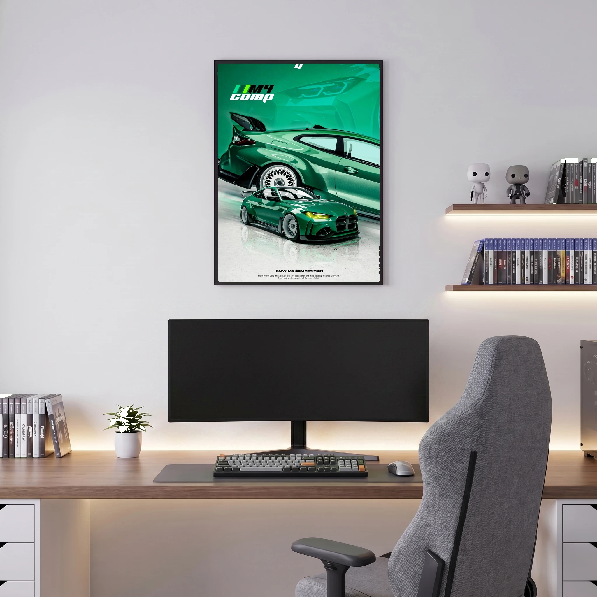 BMW M4 Competition - Car Poster