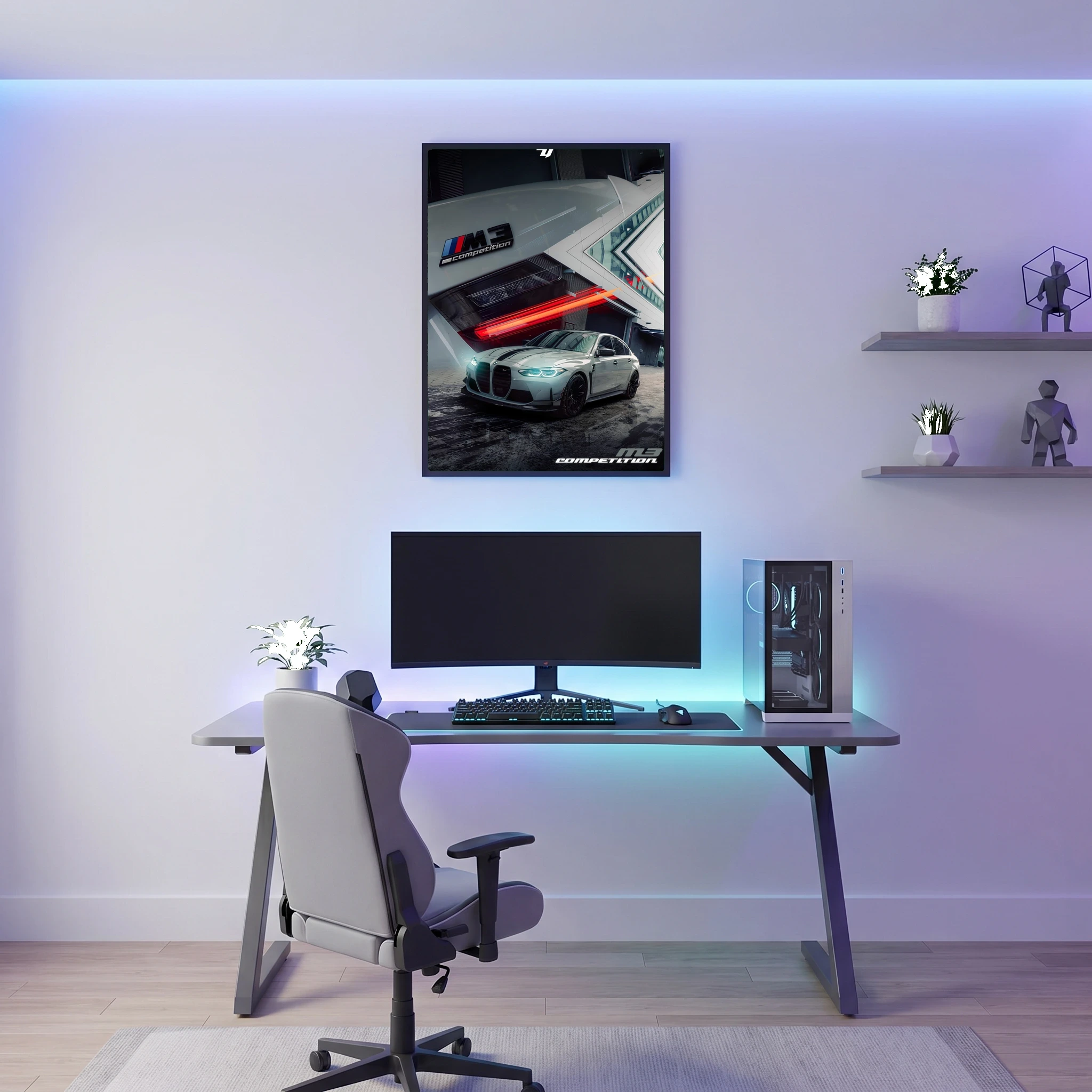 BMW M3 Competition - Car Poster