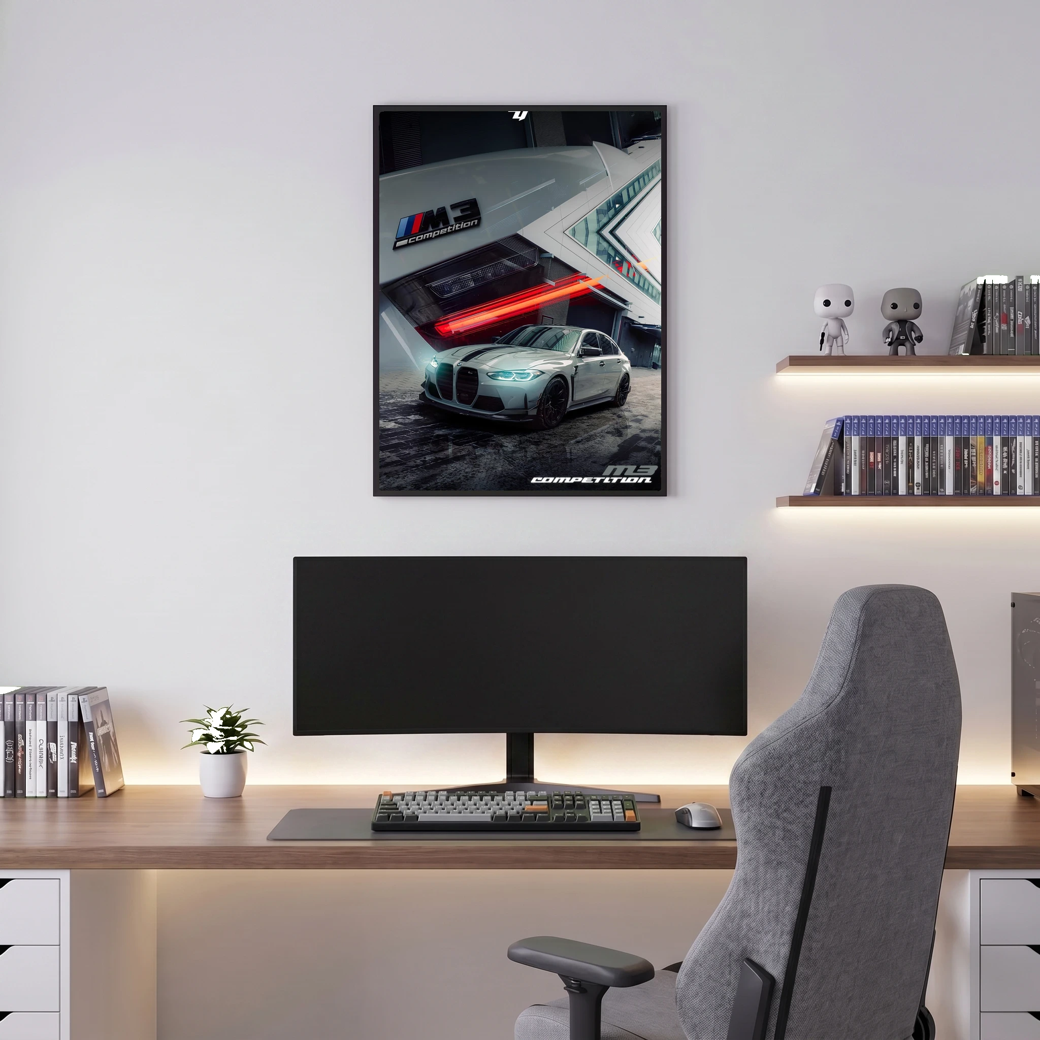 BMW M3 Competition - Car Poster