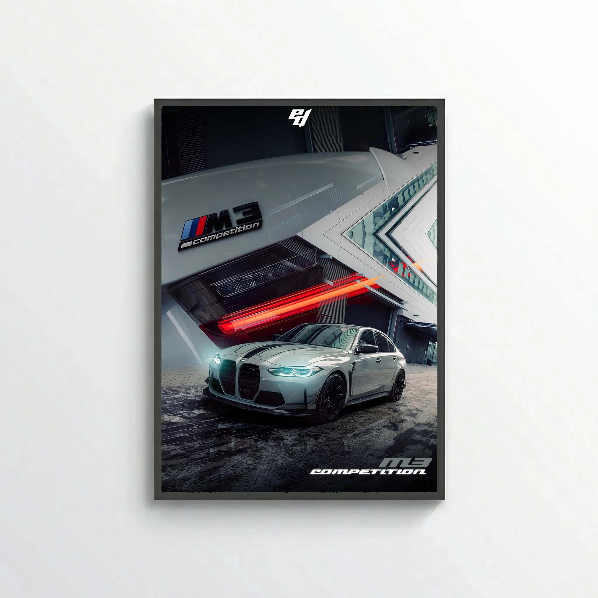 BMW M3 Competition - Car Poster