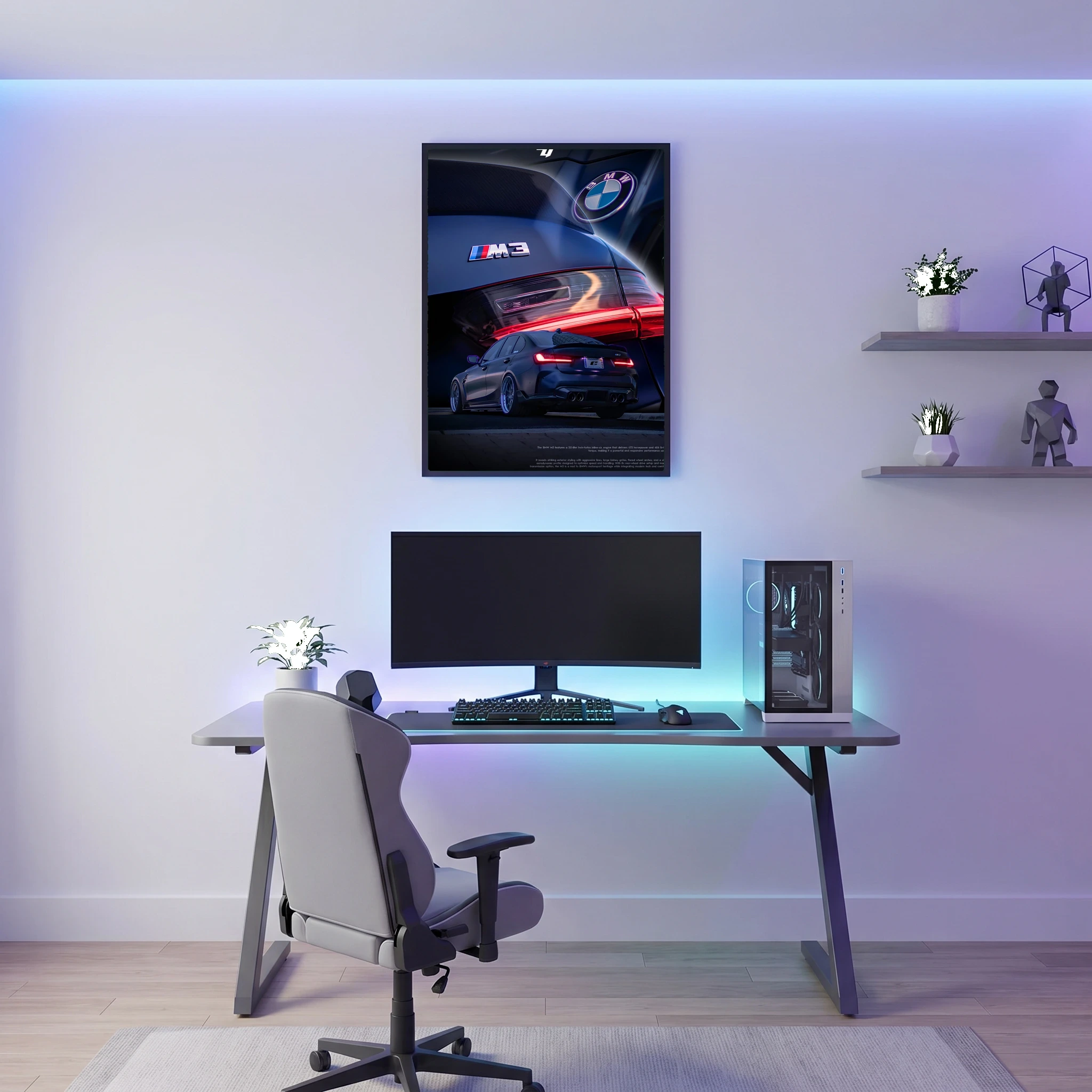 BMW M3 G80 - Car Poster