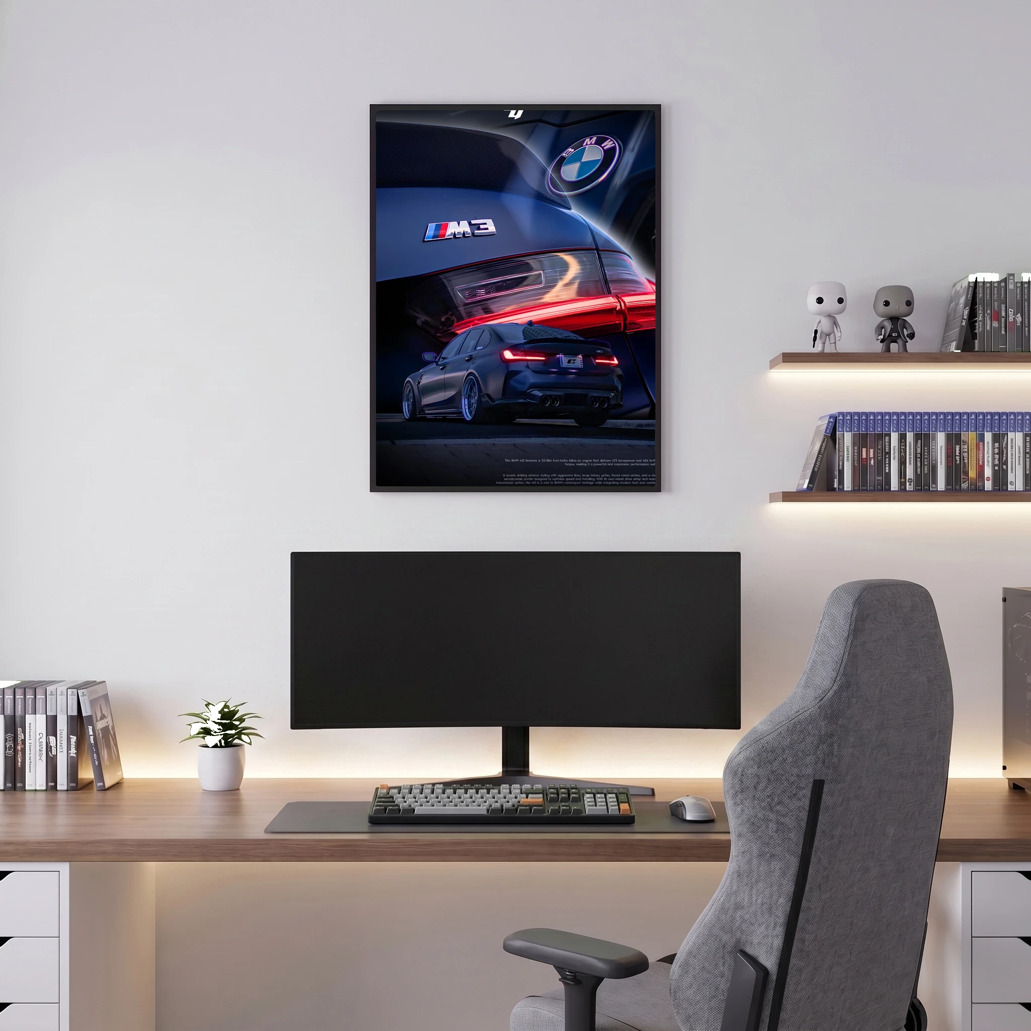 BMW M3 G80 - Car Poster