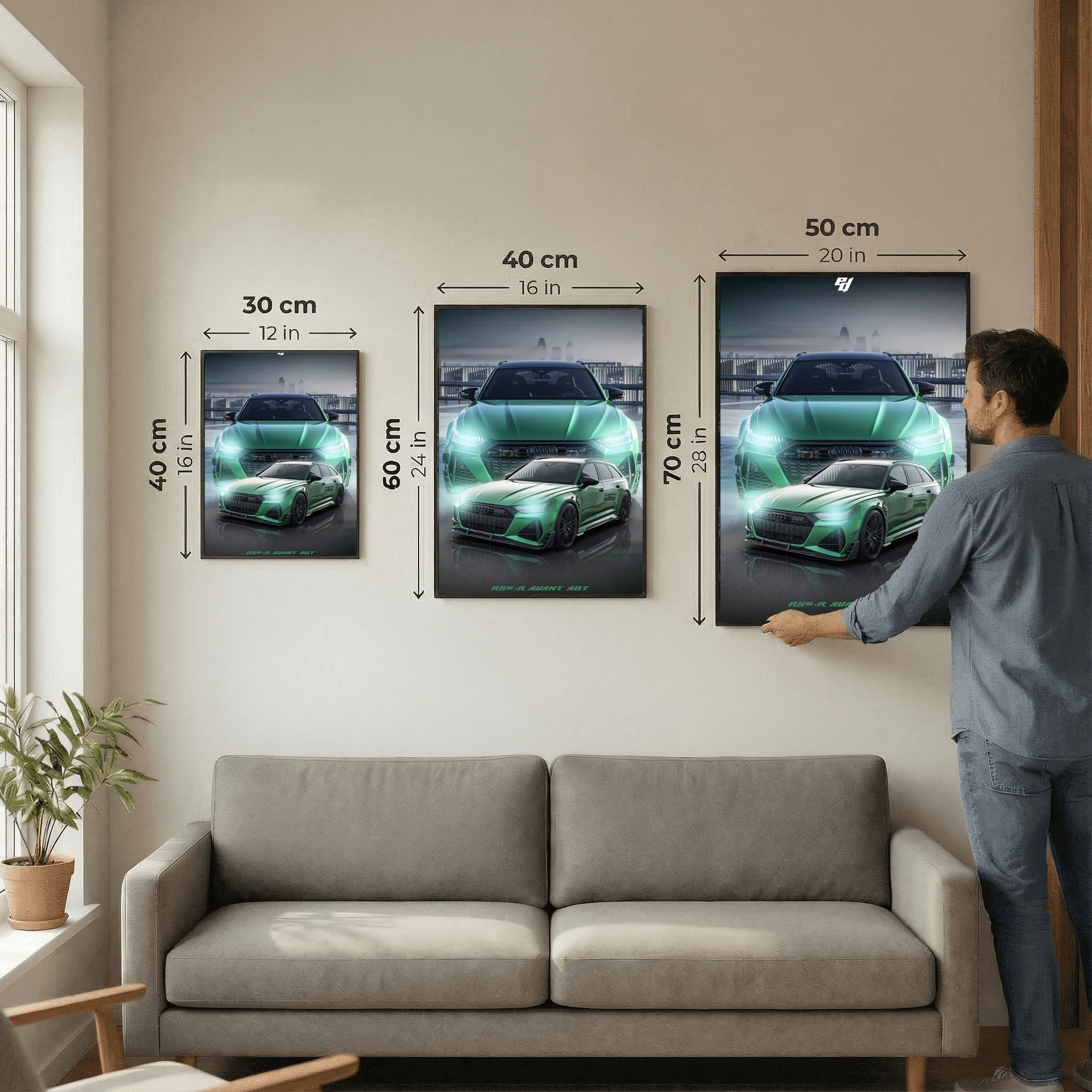 Audi RS6-R ABT - Car Poster