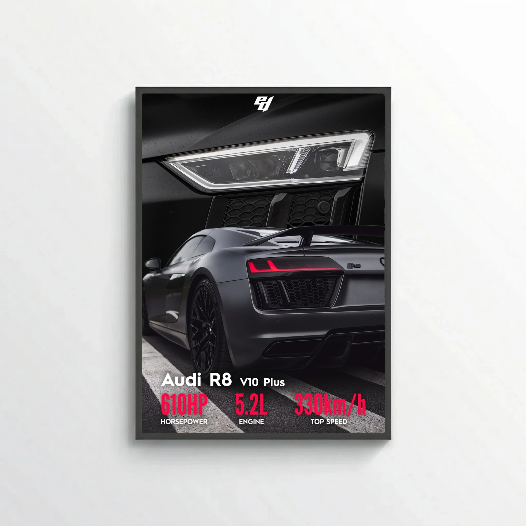 Audi R8 - Car Poster