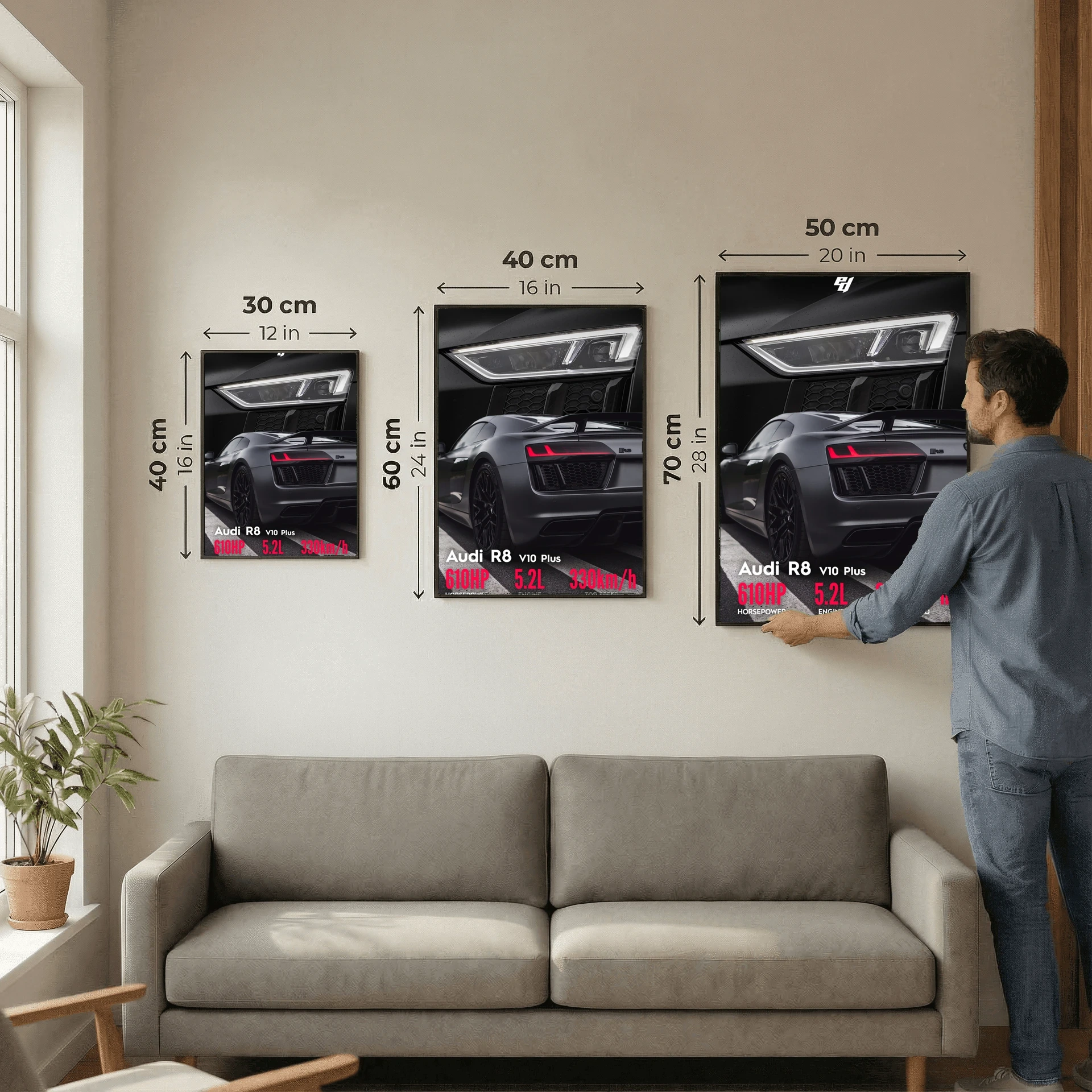 Audi R8 - Car Poster
