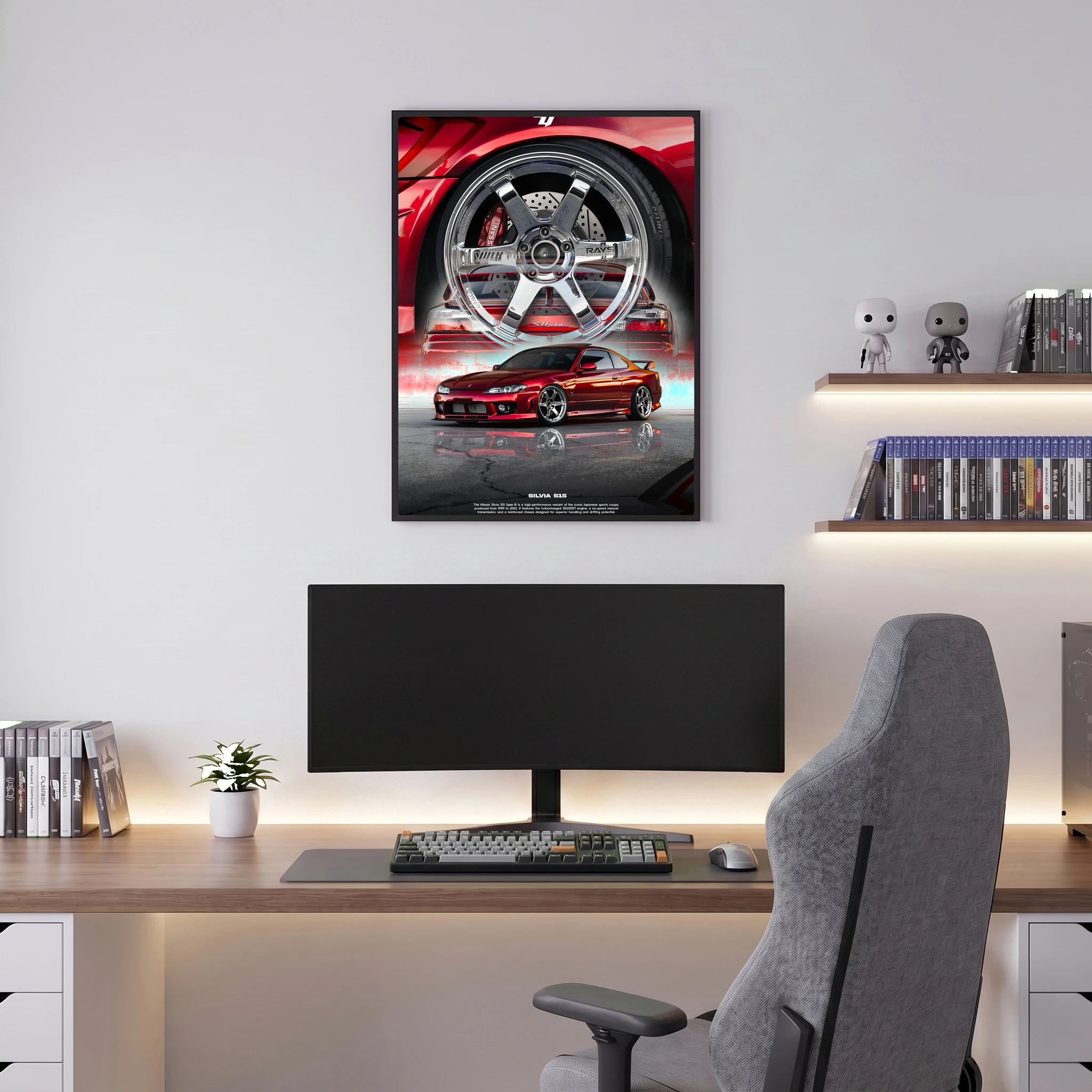 Nissan Silvia S15 - Car Poster