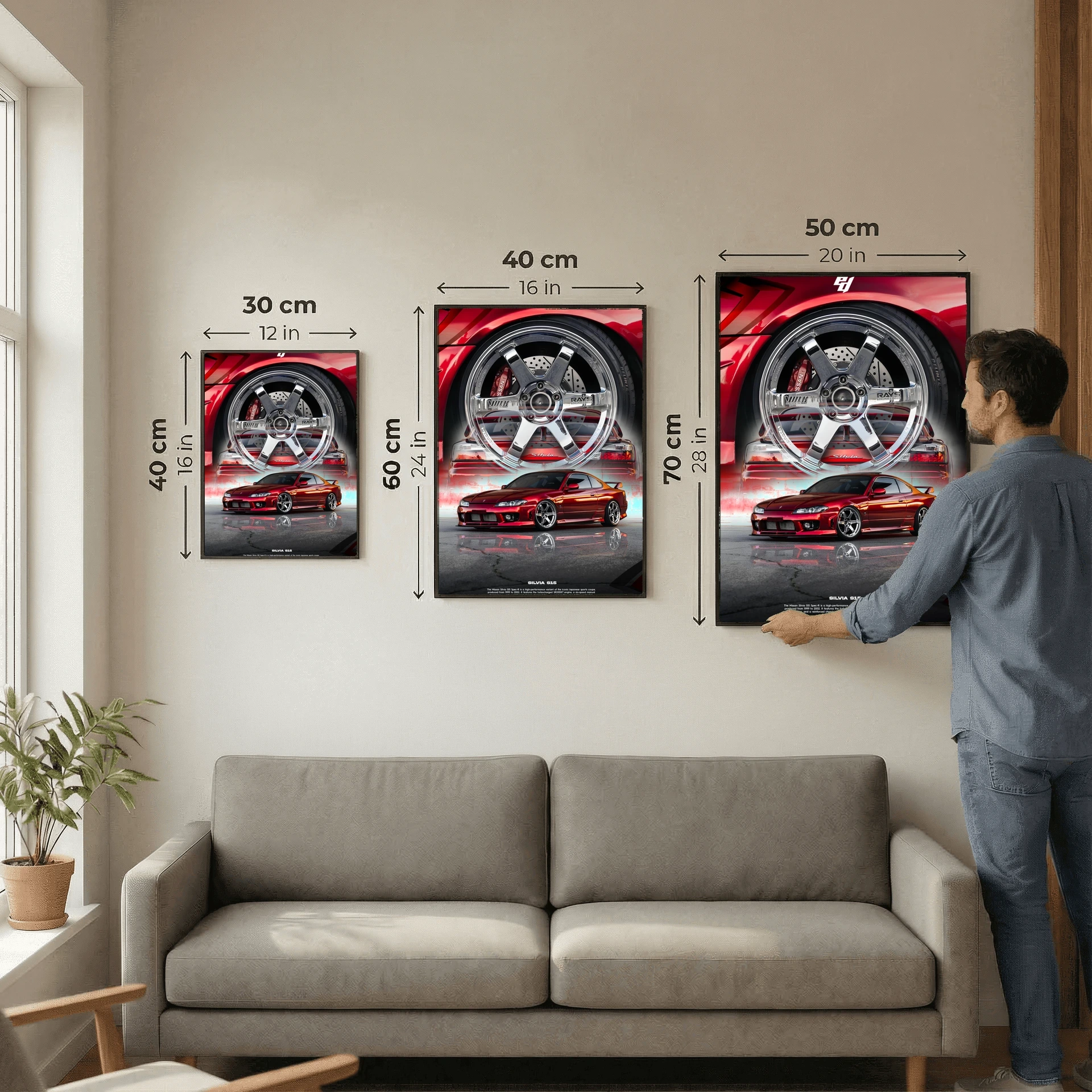 Nissan Silvia S15 - Car Poster