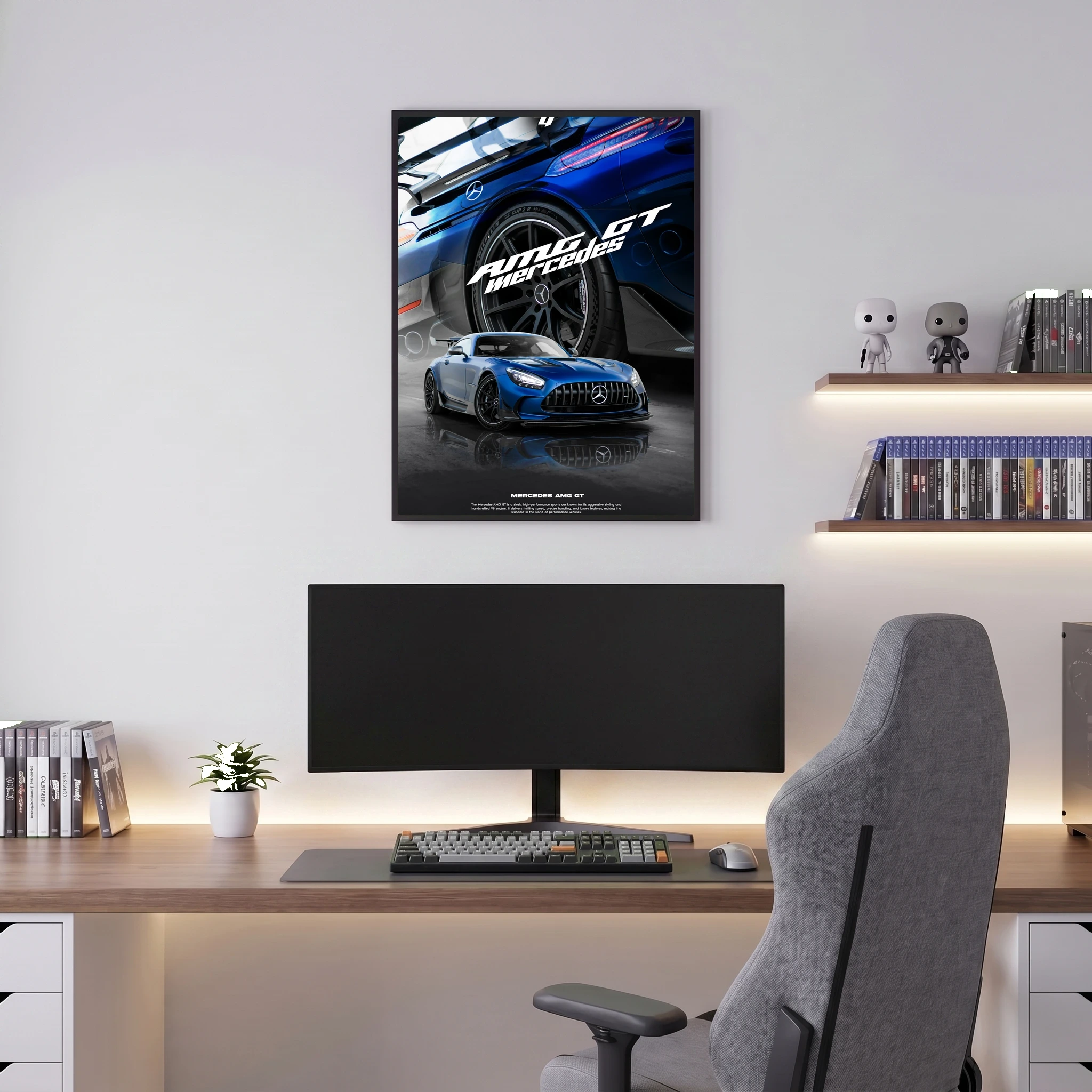 Mercedes AMG GT - Car Poster
