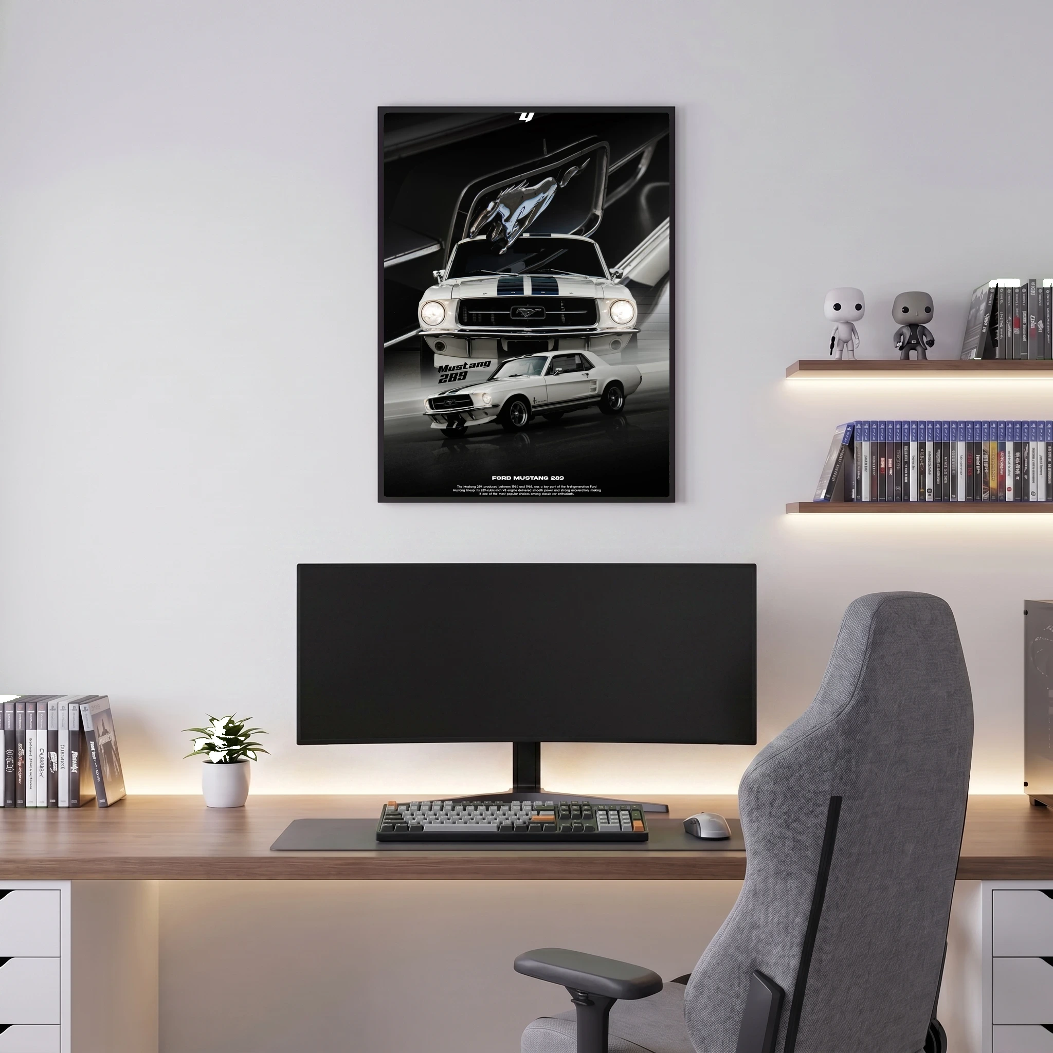 Ford Mustang 289 - Car Poster