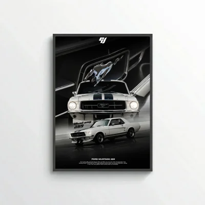 Ford Mustang 289 - Car Poster
