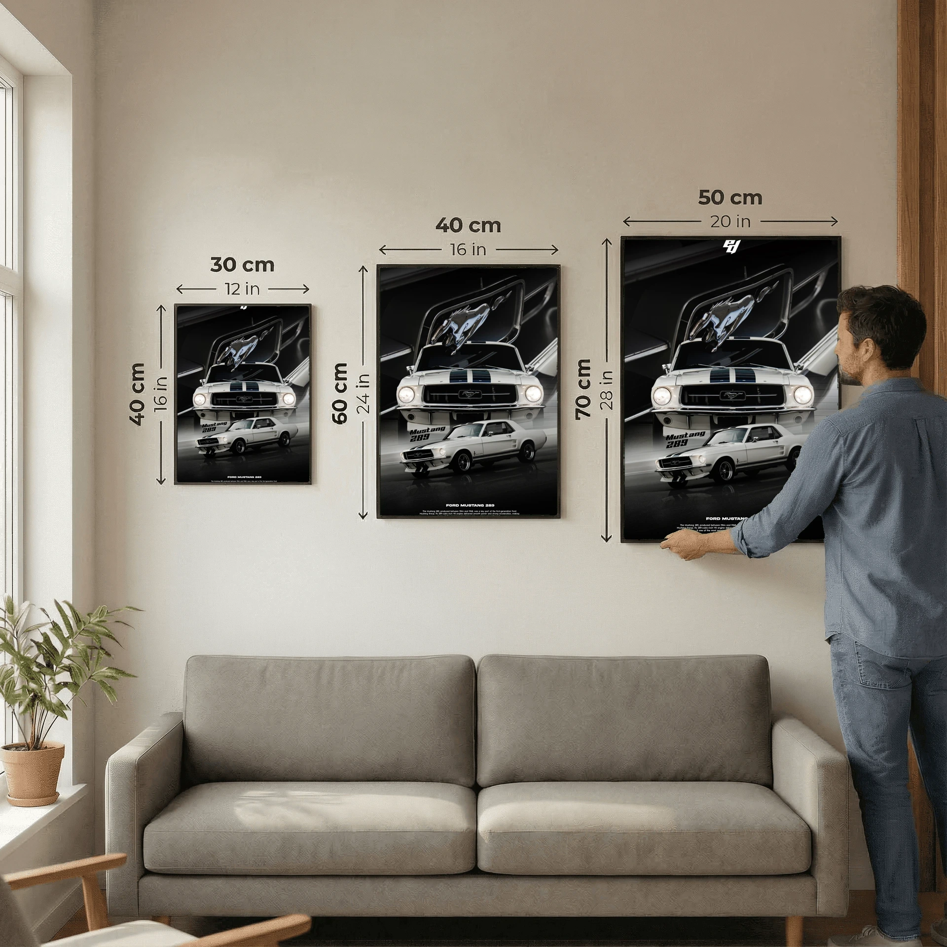 Ford Mustang 289 - Car Poster