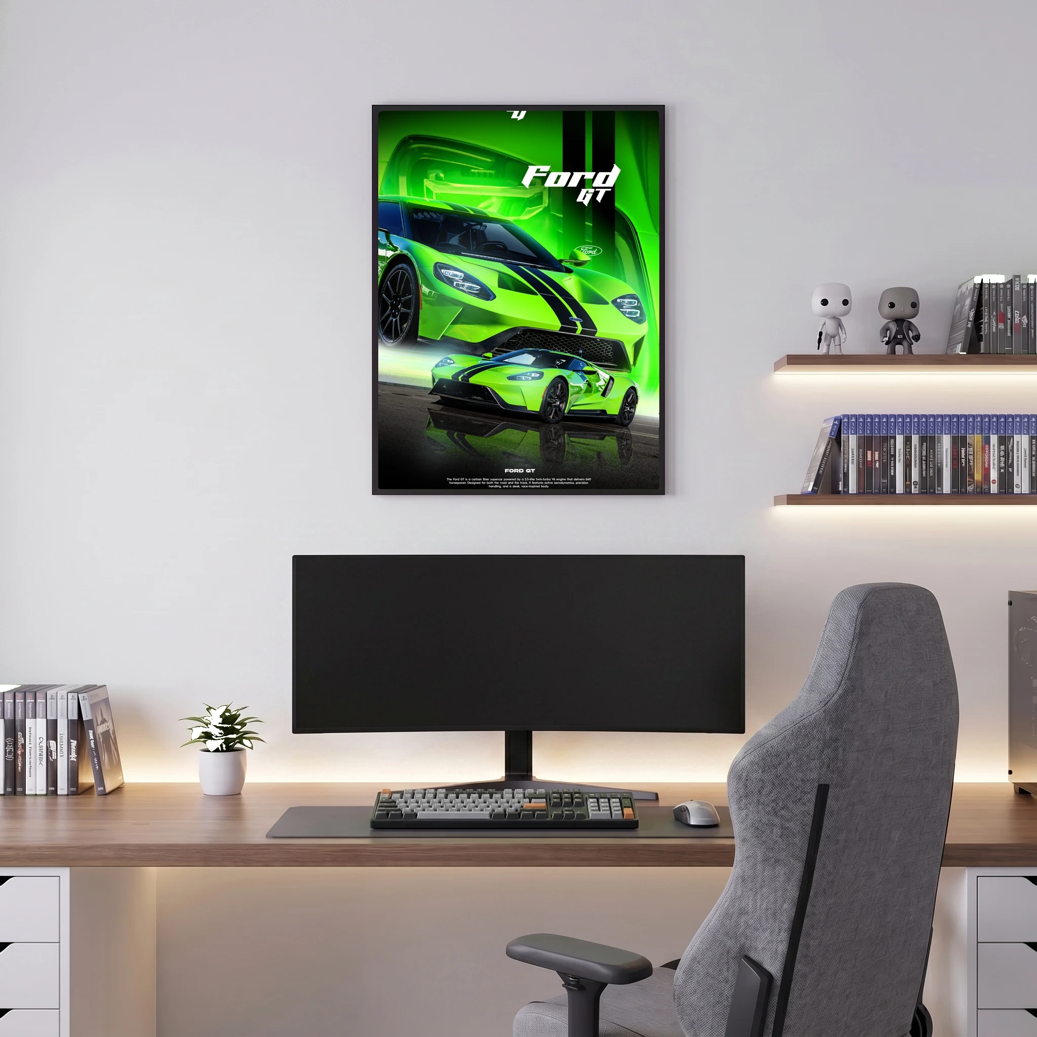 Ford GT - Car Poster