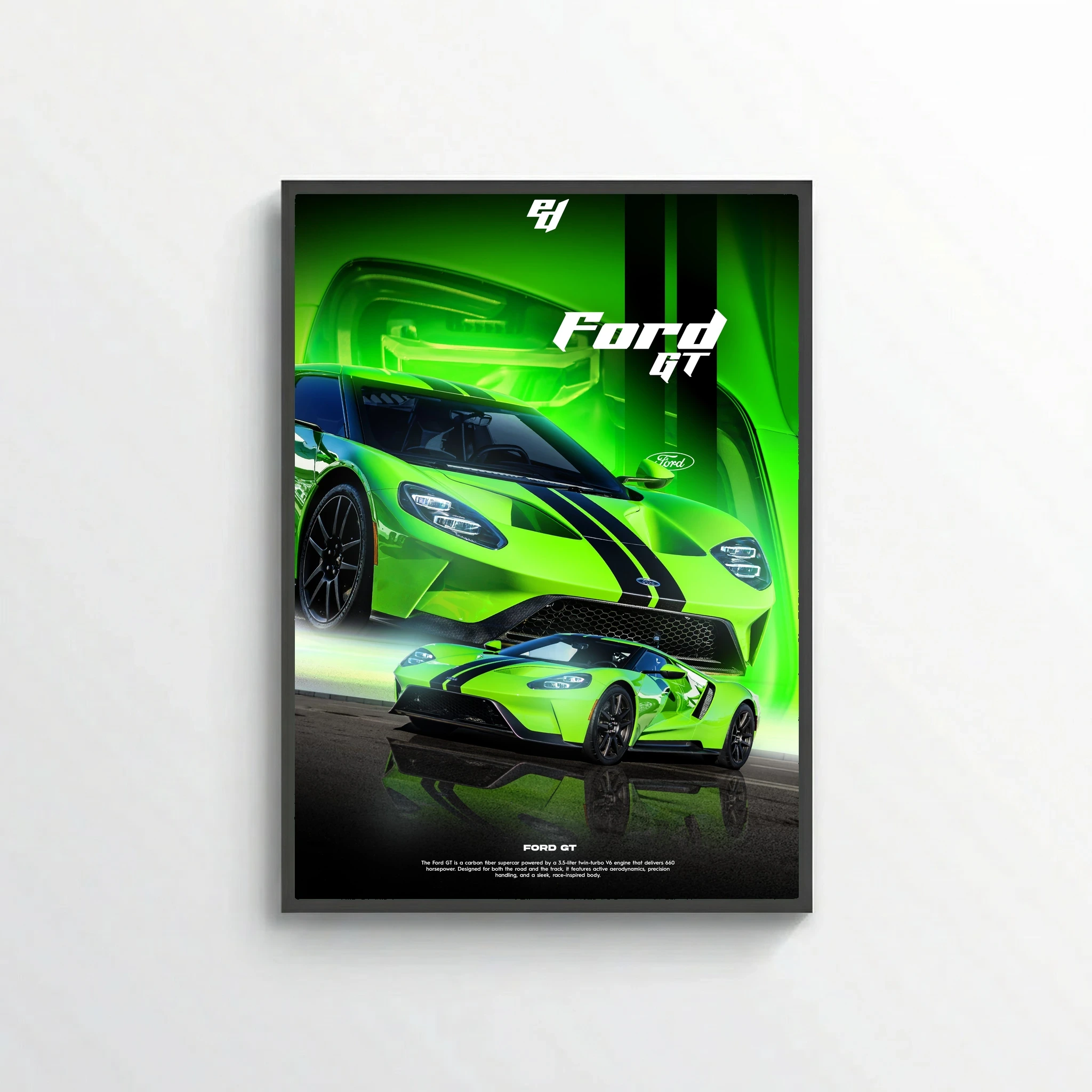 Ford GT - Car Poster