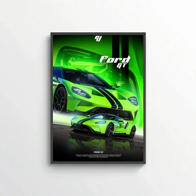 Ford GT - Car Poster
