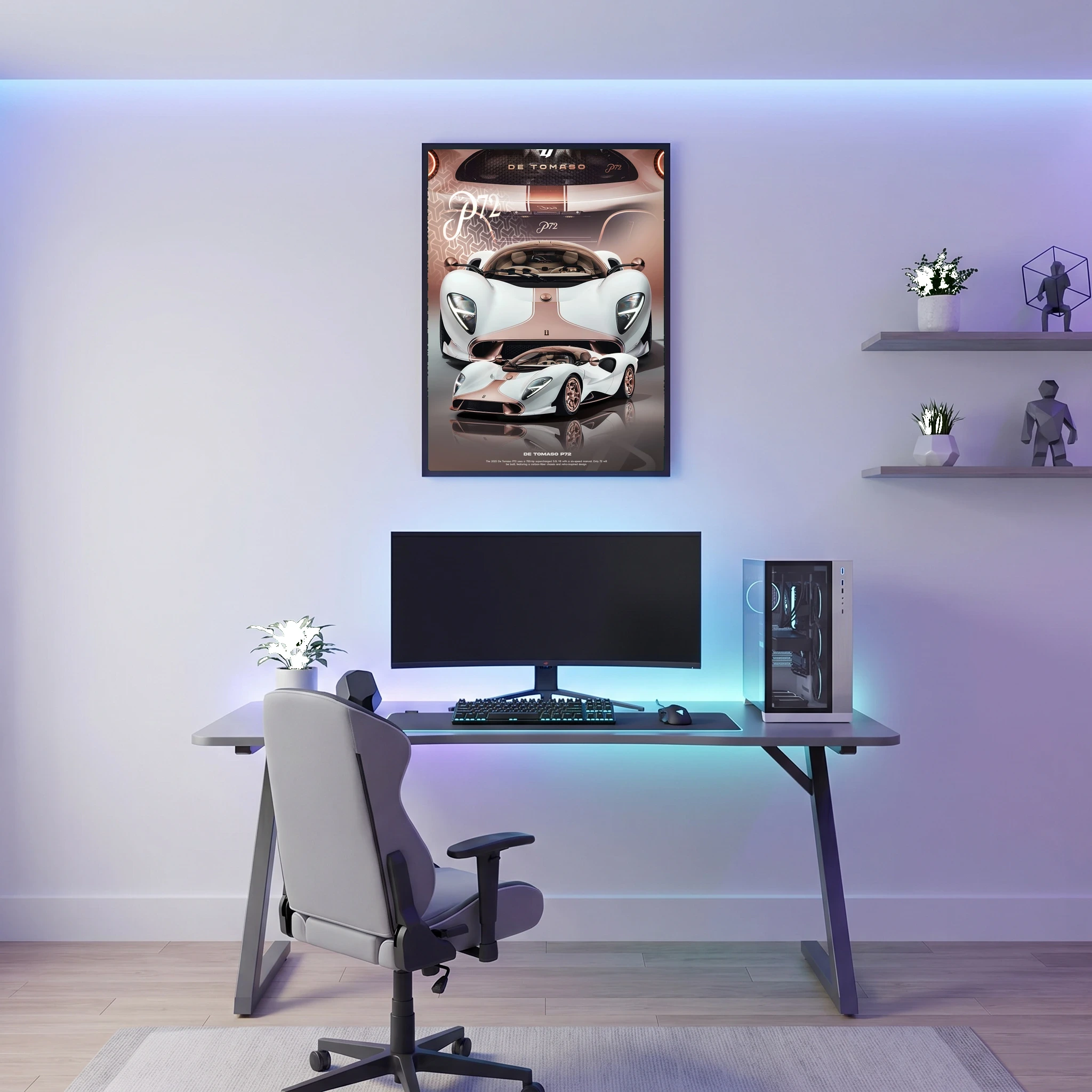 De Tomaso P72 - Car Poster