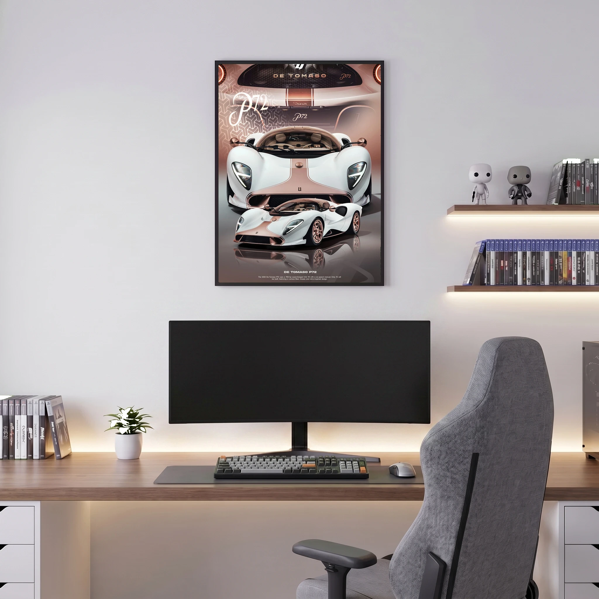 De Tomaso P72 - Car Poster