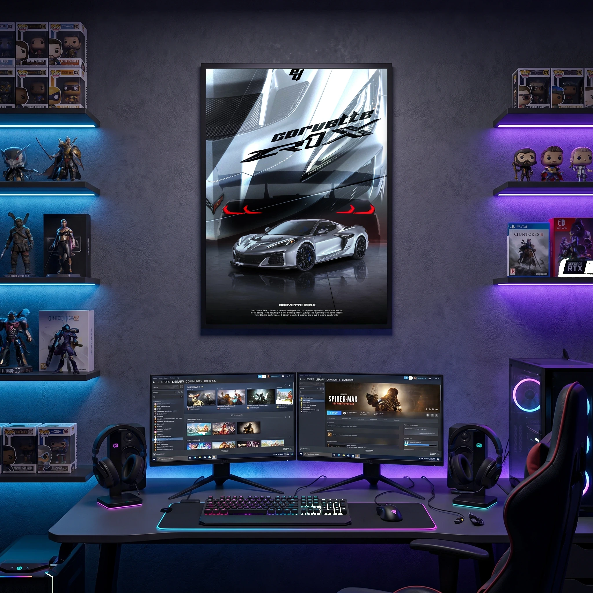 Chevrolet Corvette ZR1X - Car Poster