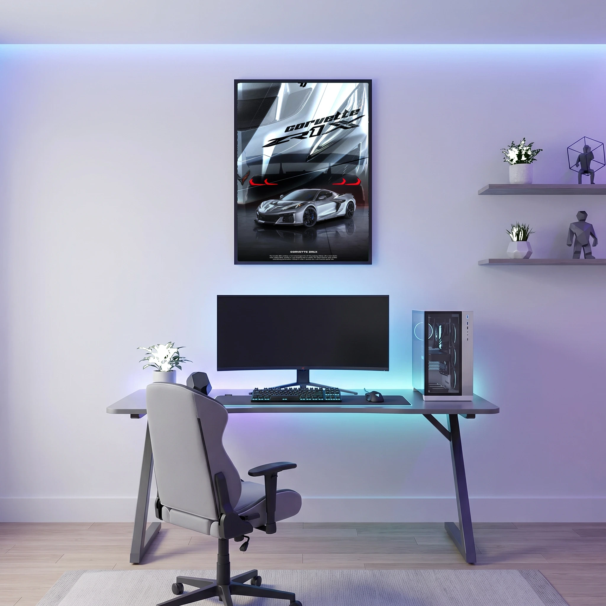 Chevrolet Corvette ZR1X - Car Poster