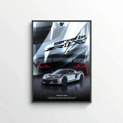 Chevrolet Corvette ZR1X - Car Poster