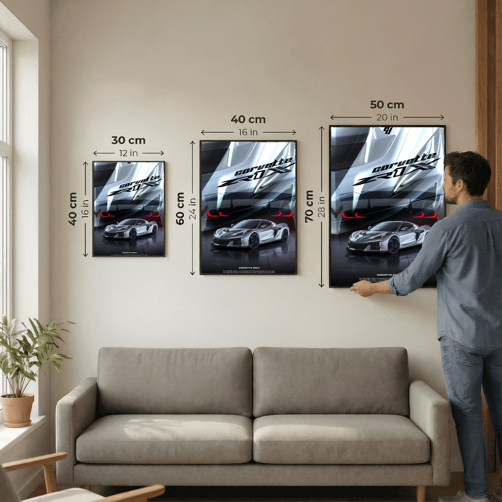 Chevrolet Corvette ZR1X - Car Poster